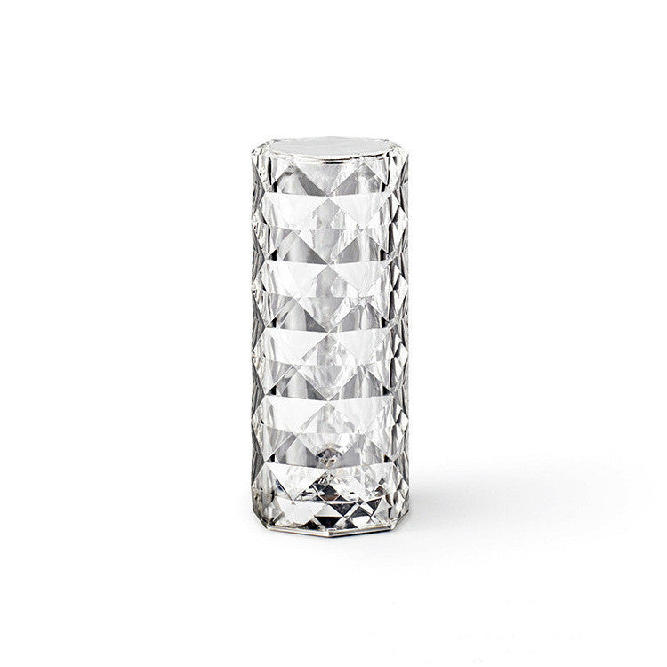 Nordic Crystal USB Table Lamp - Touch Dimming Night Light Decor